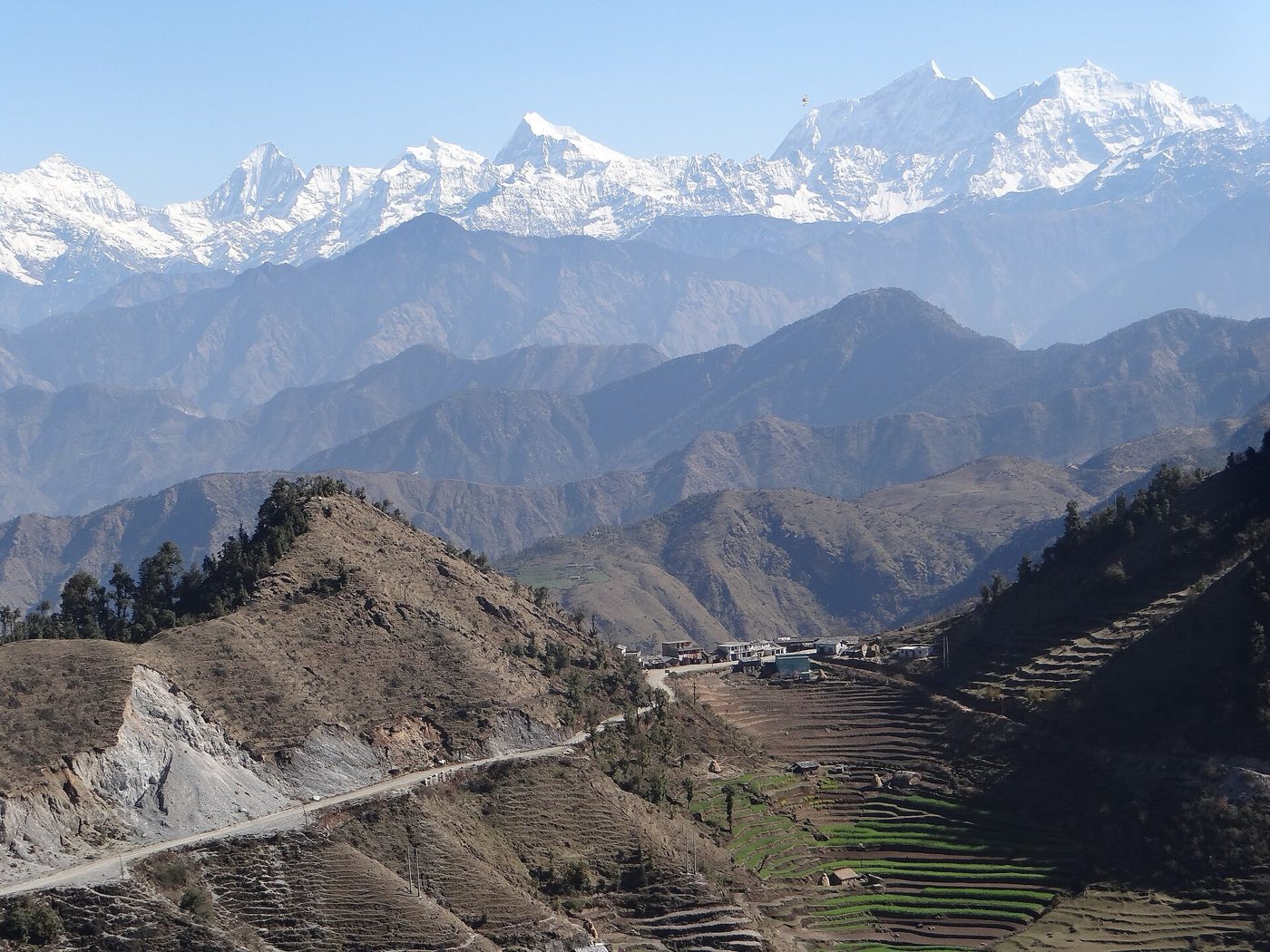The Himalaya from Baitadi, Sudurpashchim. Photo: Gokarna Prasad Joshi, CC BY-SA 4.0