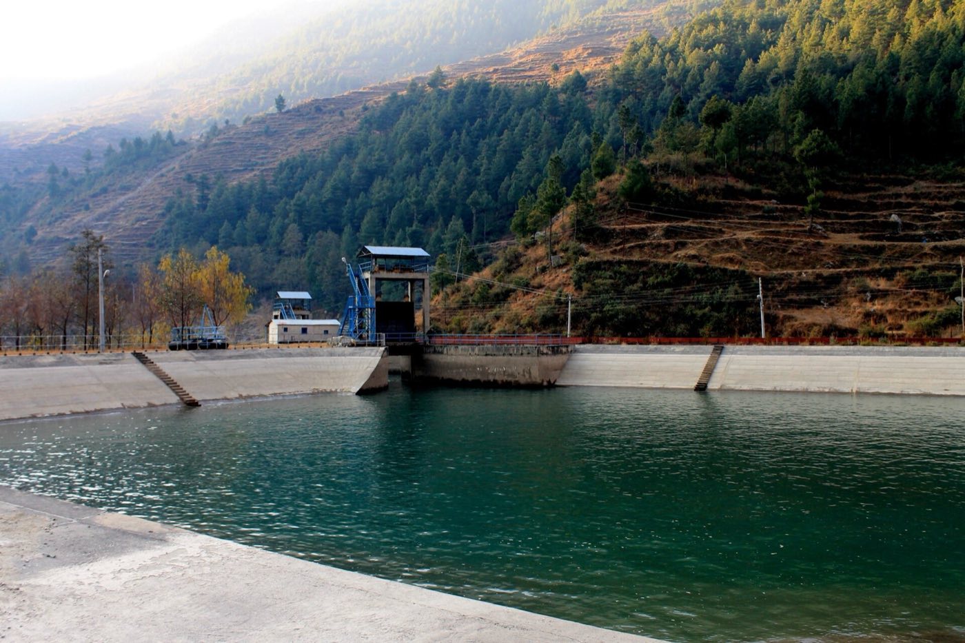 Chilime hydropower dam, Rasuwa