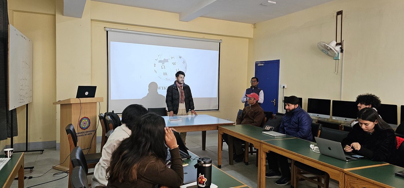 A train-the-trainer workshop at Kathmandu University. Photo: Nabin K. Sapkota, CC BY-SA 4.0