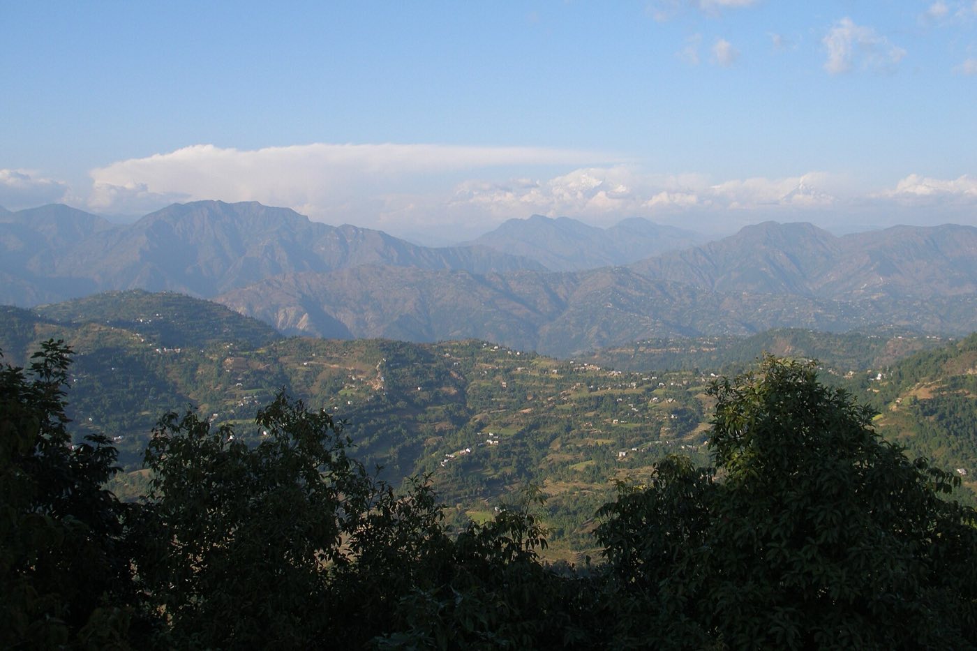 The Mahabharat Range from Tansen, Palpa. Photo: Vyacheslav Argenberg, CC BY 4.0